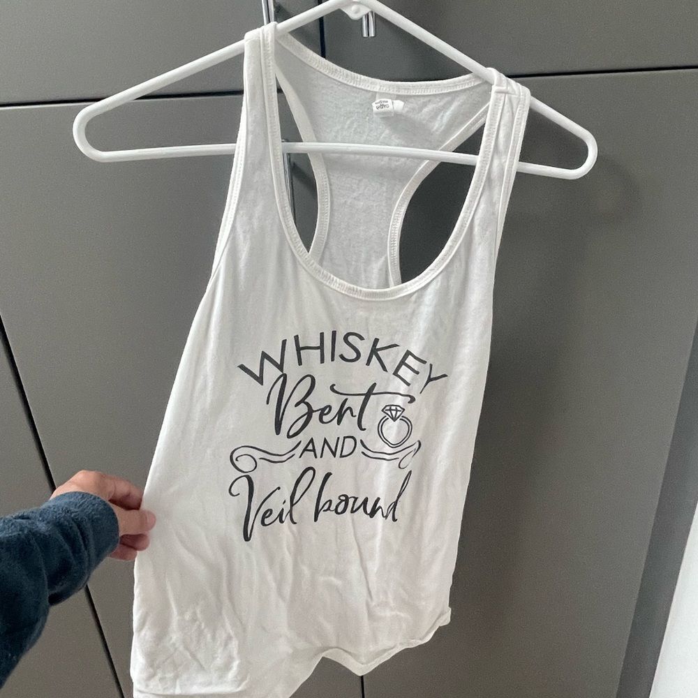 Bachelorette Wedding Bride Whiskey Shirt size Large Nashville bourbon Tennessee